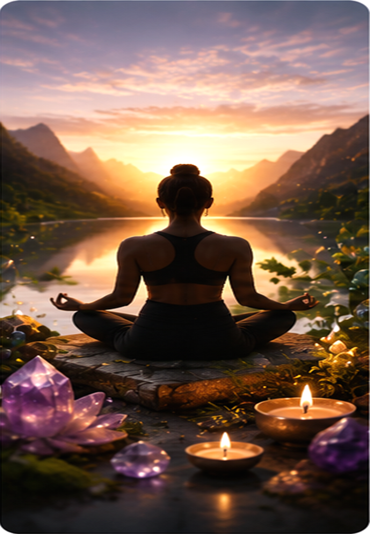 Meditation landscape for health and peace