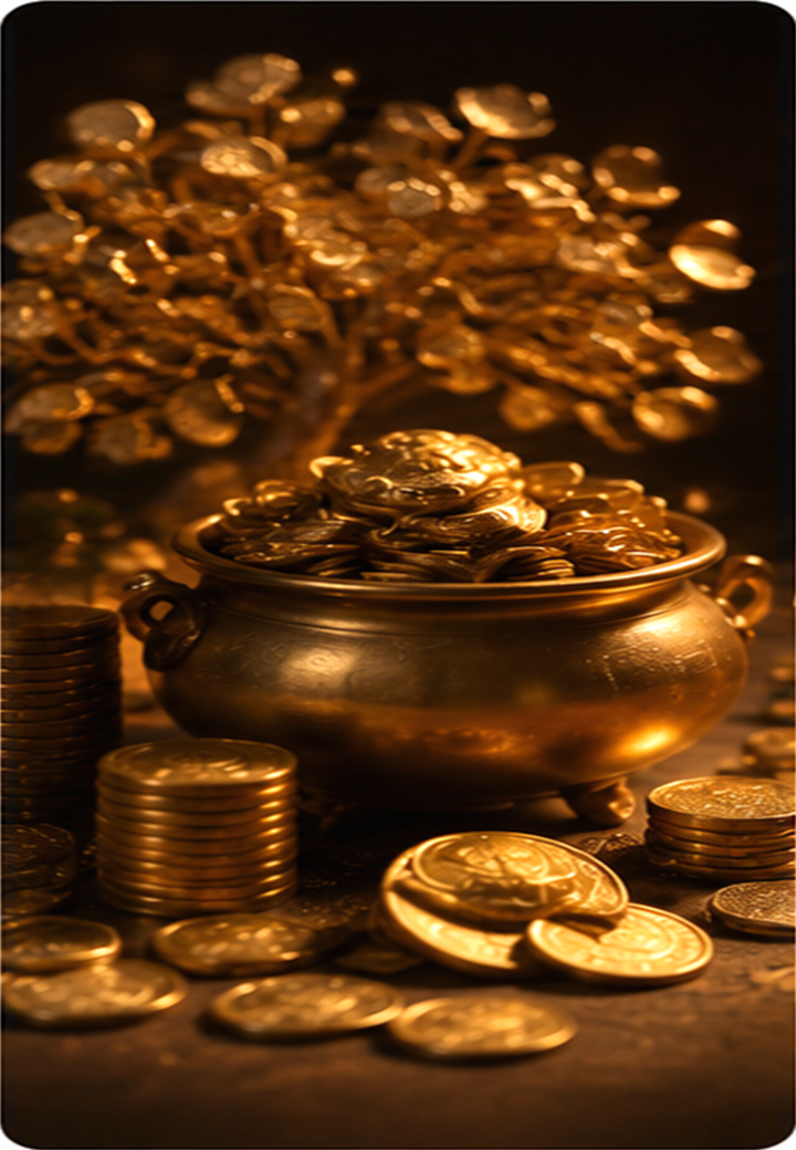 Golden wealth and prosperity remedy